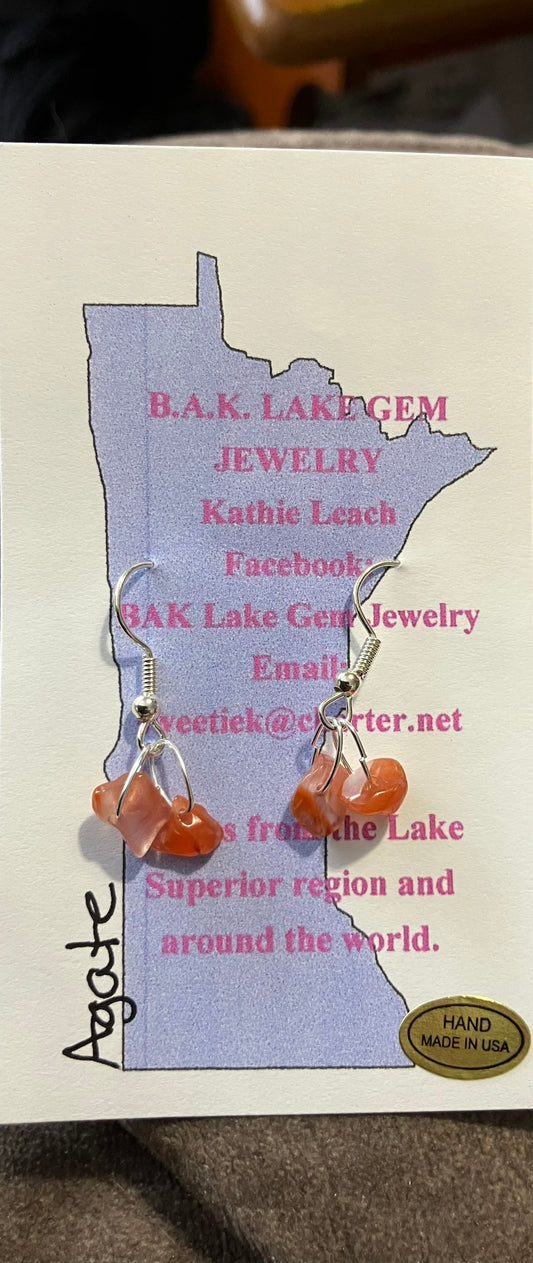 Agate Dangle Earrings