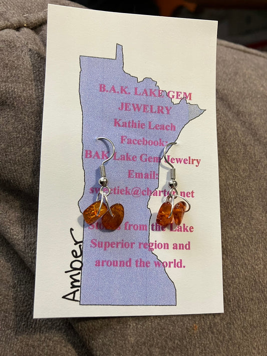 Amber Dangle Earrings