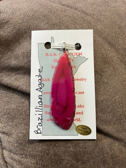 Brazilian Agate Pendant